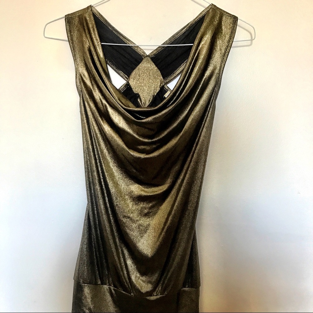 Glamorous Gold-Bronze Top S